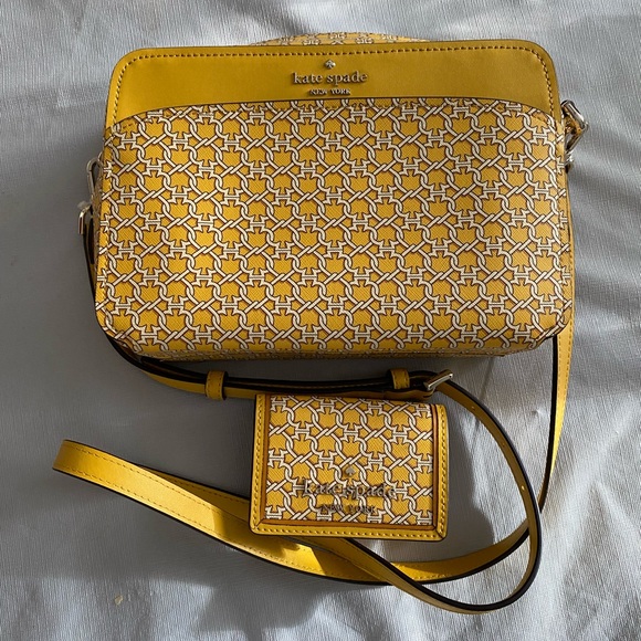 Kate Spade camera bag & tri-fold wallet new - Picture 11 of 12